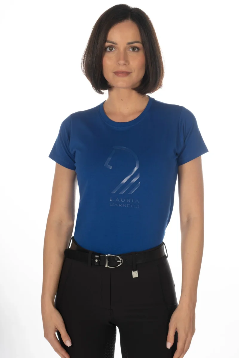 Tee-shirt Livigno Horse Head bleu